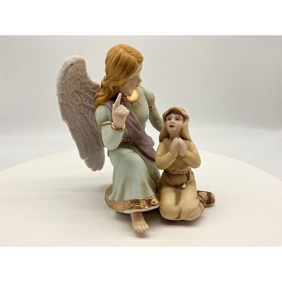 Thomas Kinkade Nativity Collection Figurine " Do You See What I See?" Angel - Picture 13 of 16